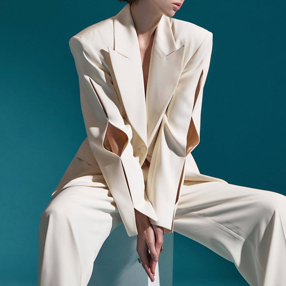 MBDJ025 袖开衩一粒扣单夹克