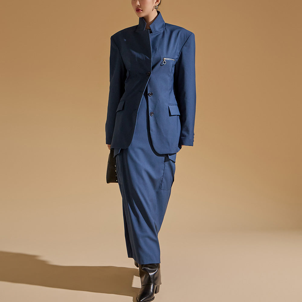 TP1641 夹克和裙子套装