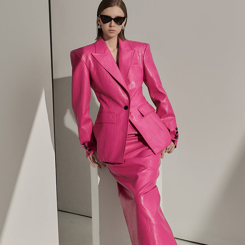 MBDJ050 レザーワンボタンシングルジャケット