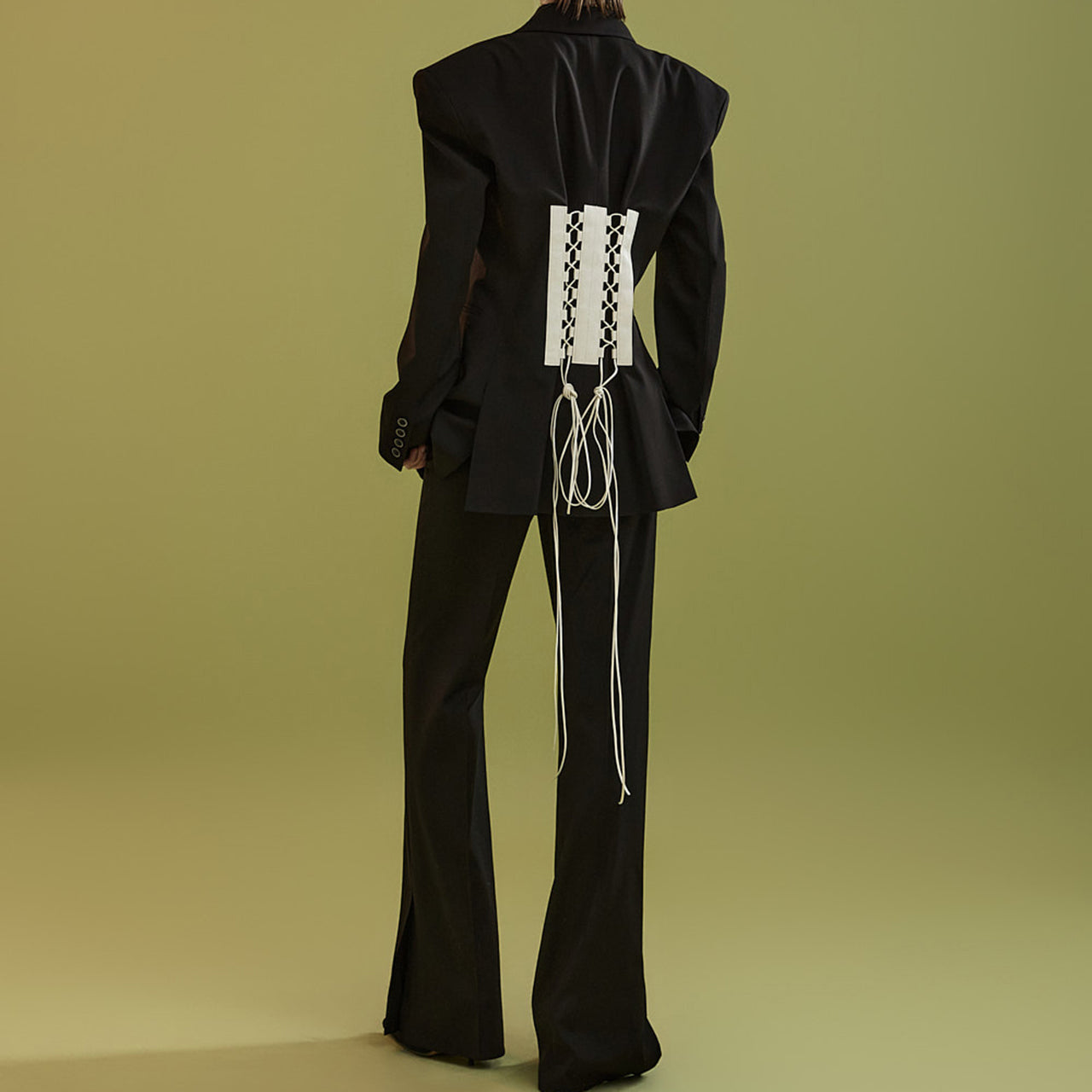 MBDTP025 レースコルセット シングルジャケットスーツセット