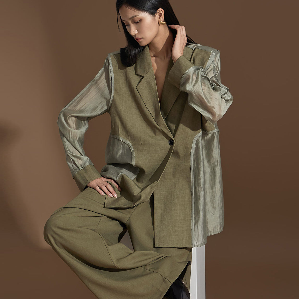 J2299 コントラストカラージャケット