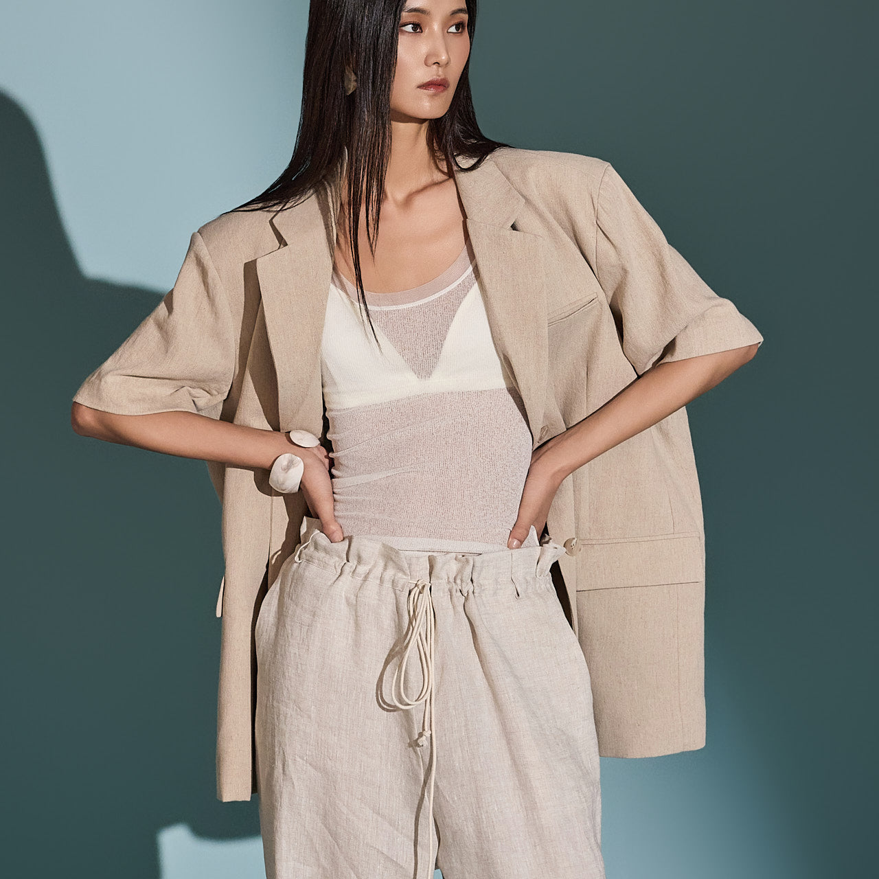 J2317 リネンジャケット