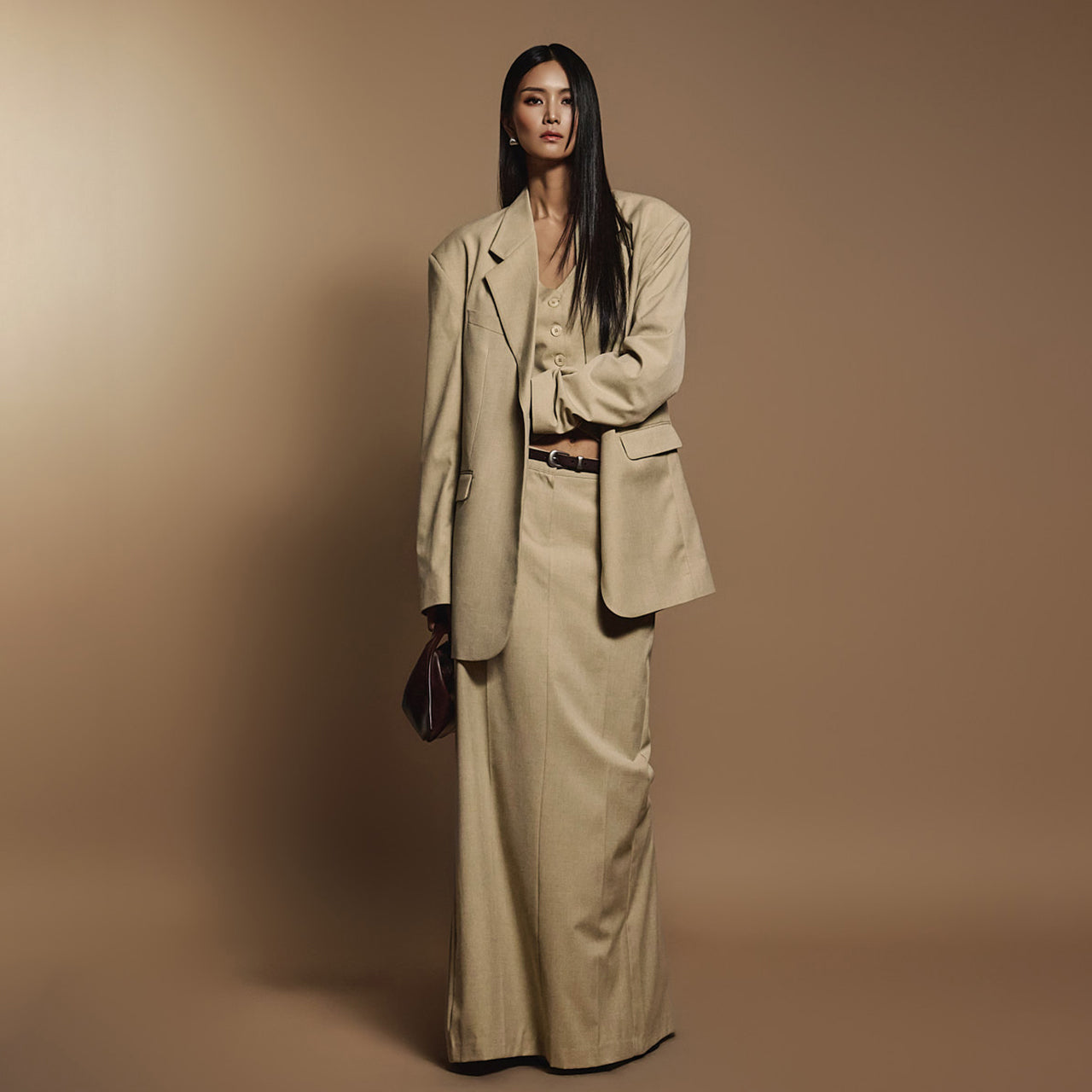 TP1945 ジャケットベスト&スカートセット