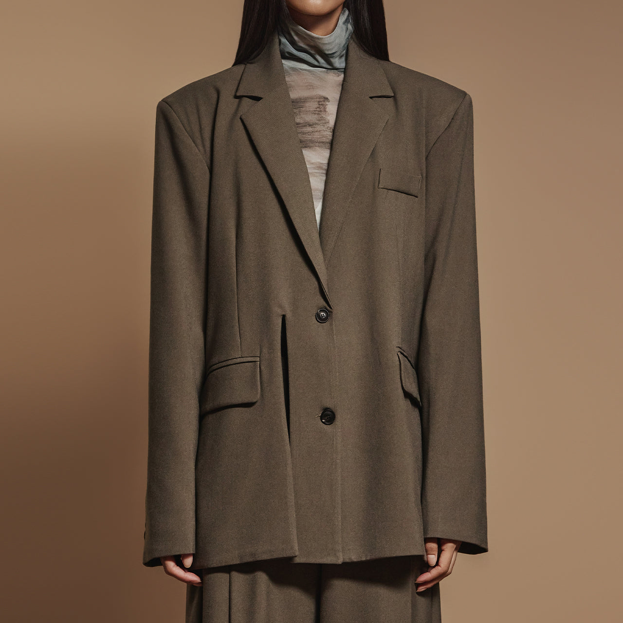 J2407 2つボタンジャケット