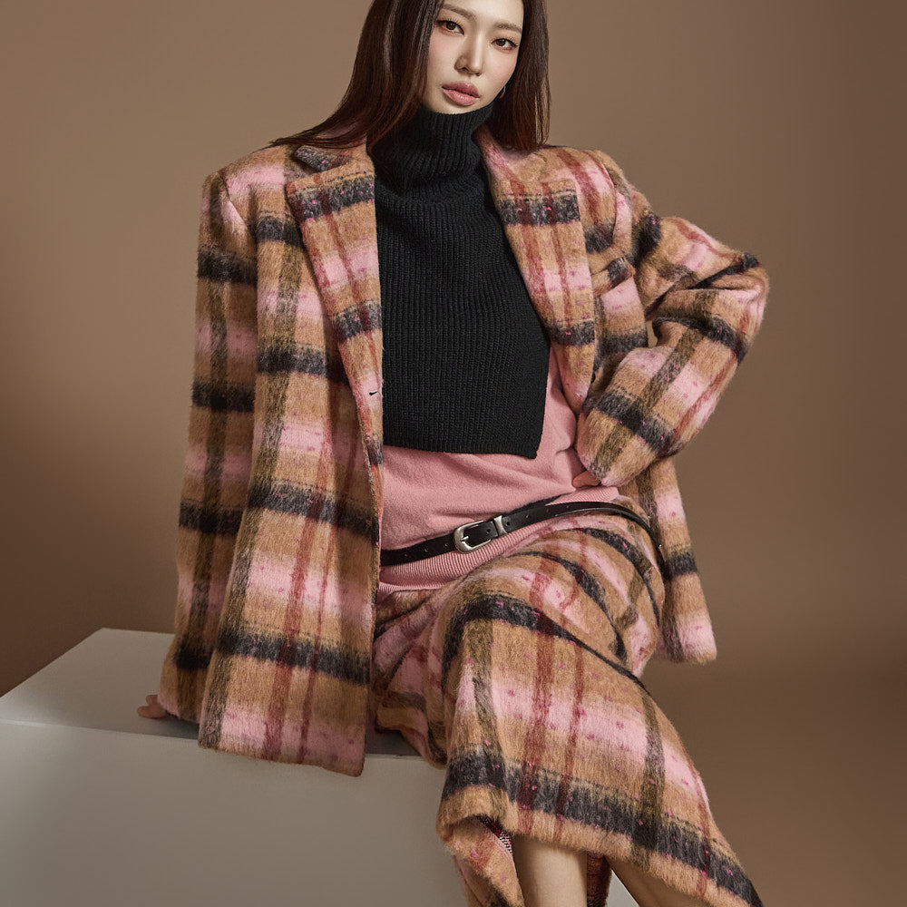 J2476 格子绗缝夹克