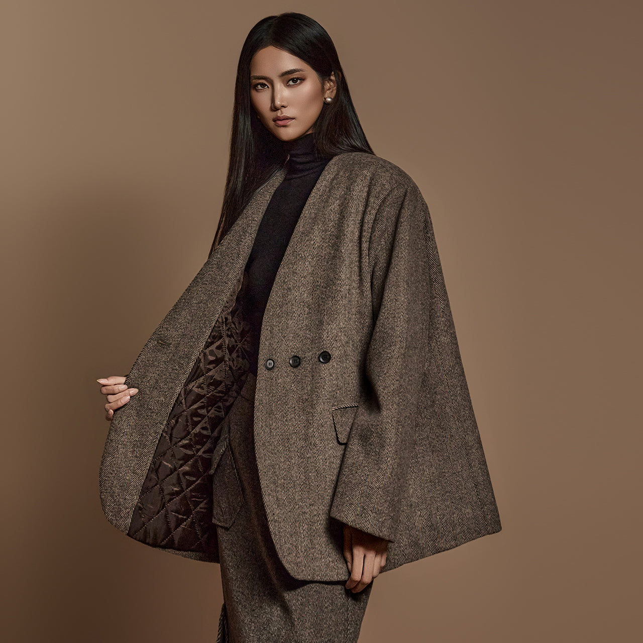 J2545 ヘリンボーンジャケット