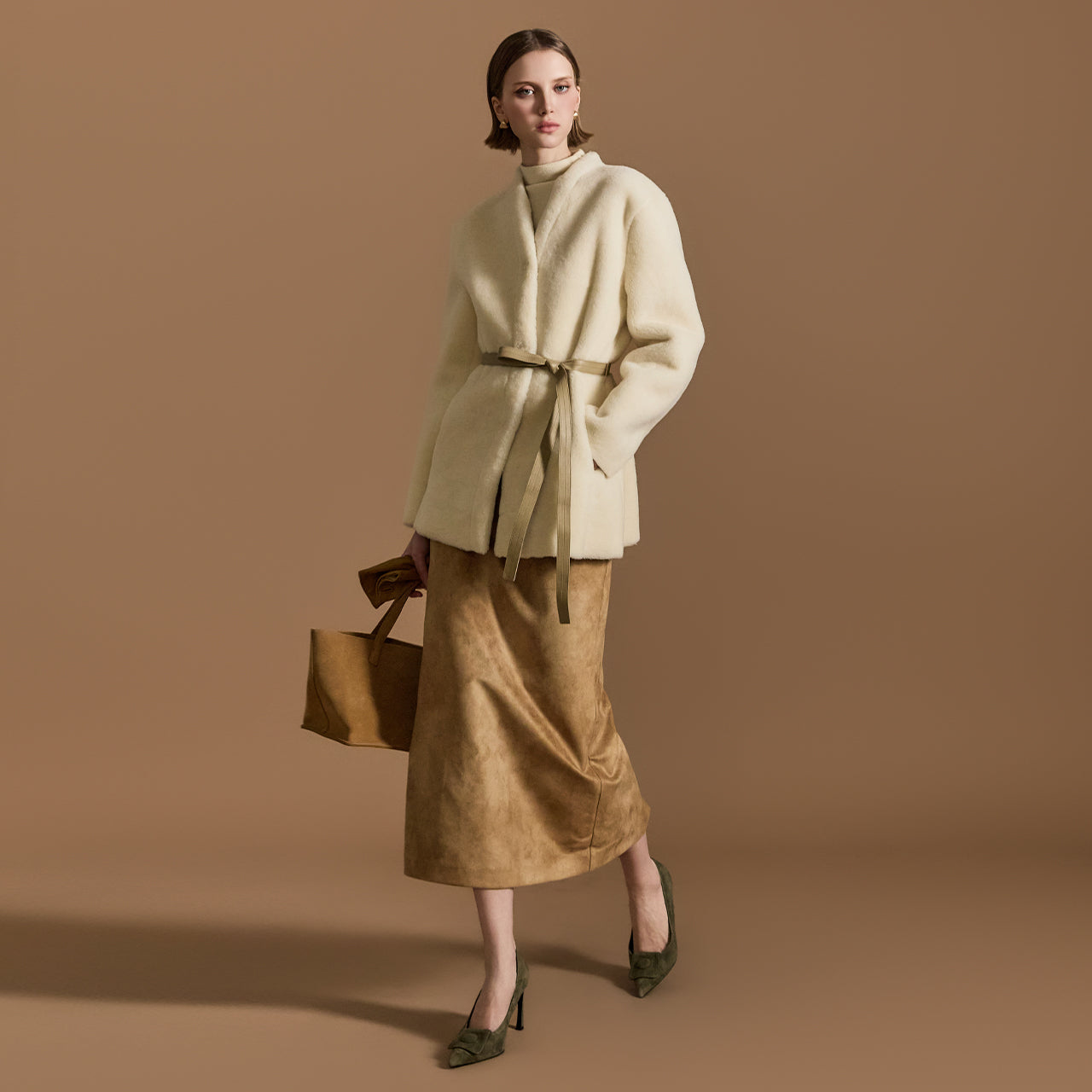 J2550 ベルト付きシアリングジャケット