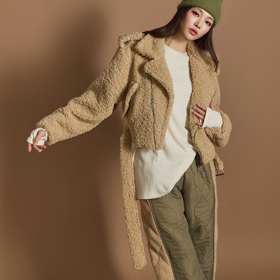 J2560 ブークレ クロップドジャケット