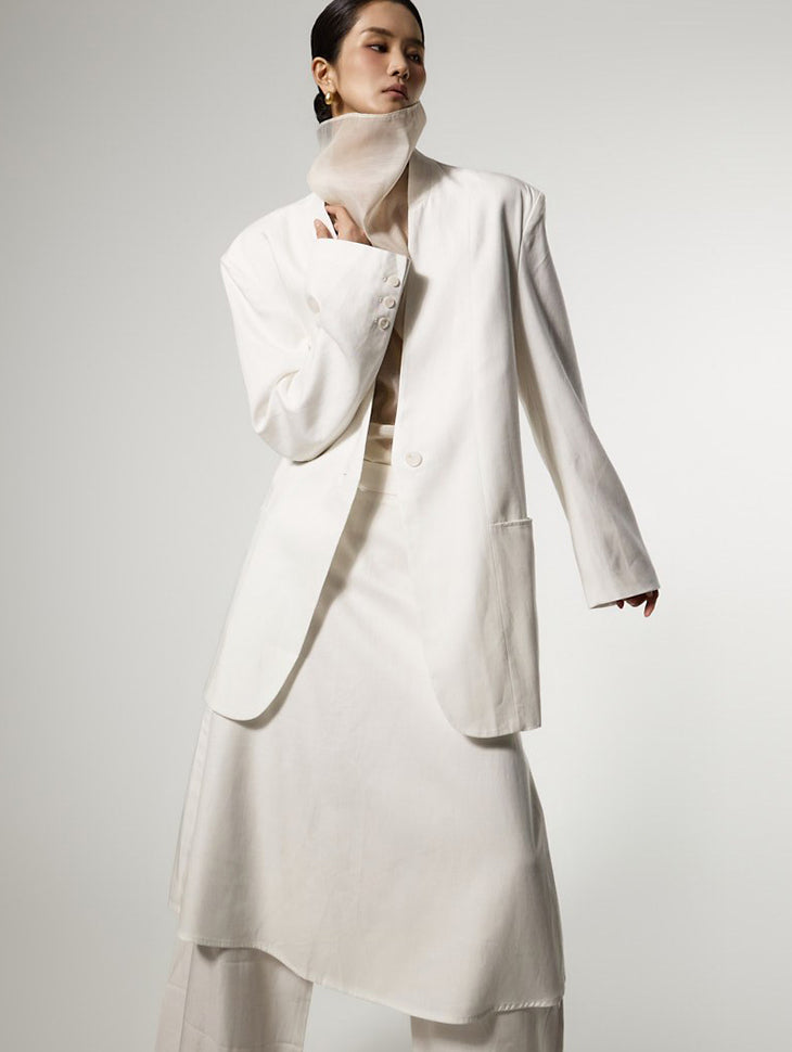 J3170 亚麻宽松夹克