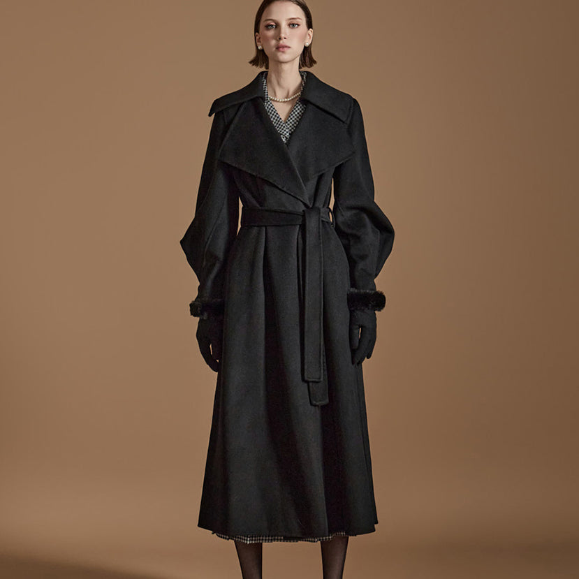 J2516 カシミアハンドメイドコート