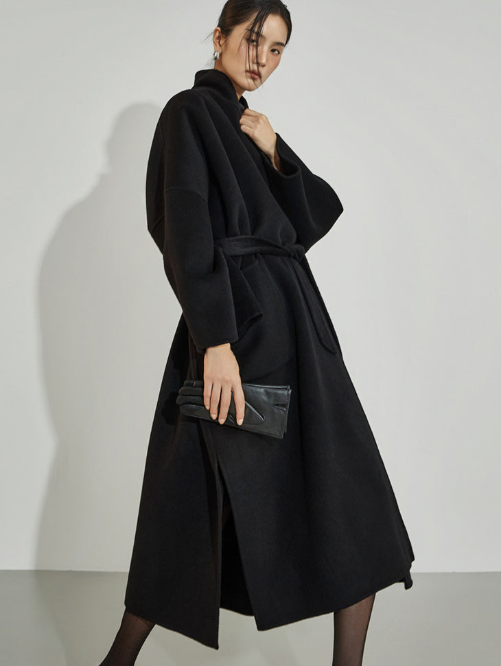 J9341 Handmade Coat with Belt