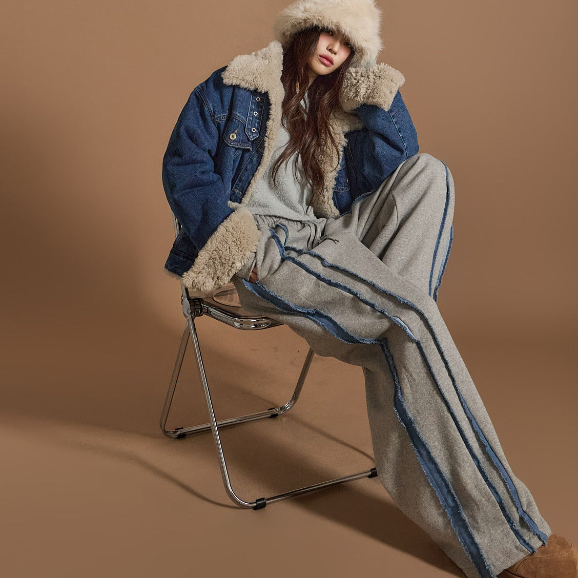 P3341 羊毛衬里运动裤