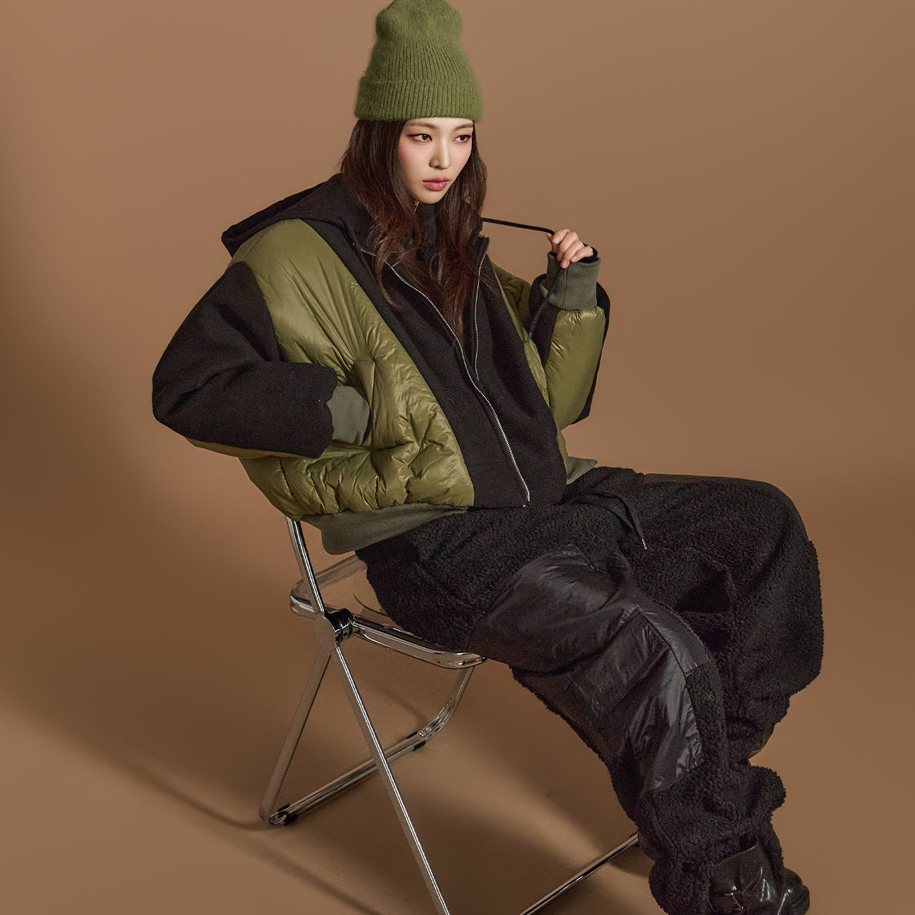 J2561 カラーコントラスト パッド入りジャケット