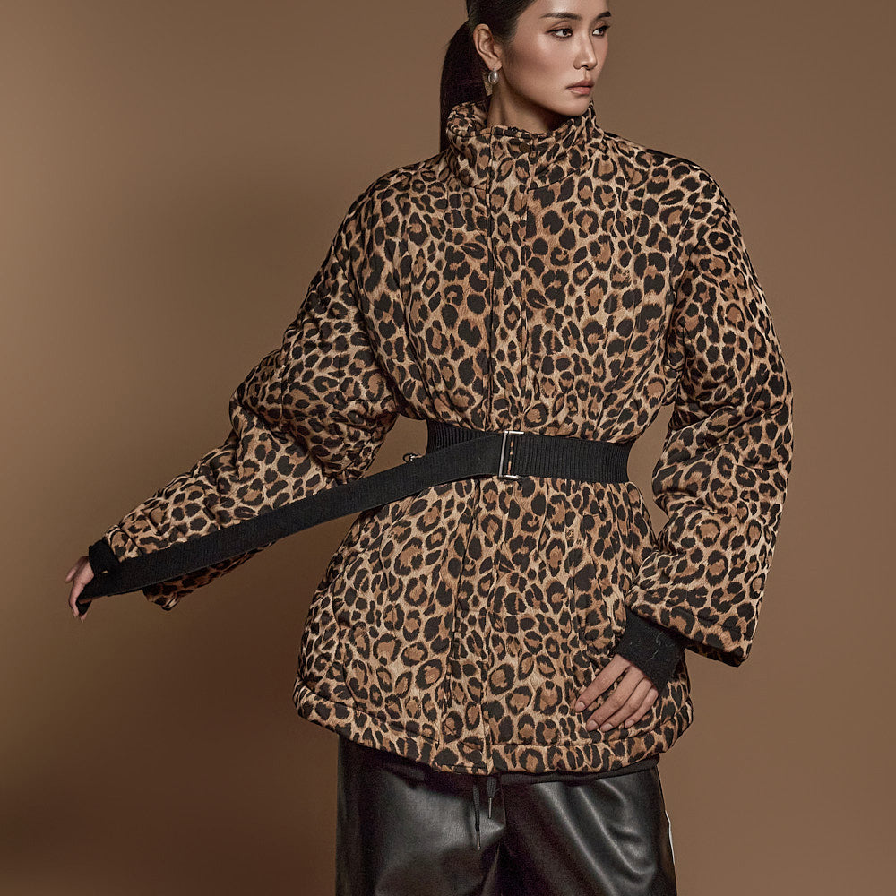 J2572 ベルト付きパッド入りジャンパー