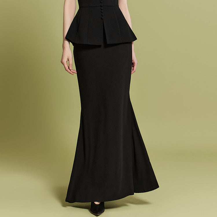 SK9155 マーメイドマキシスカート