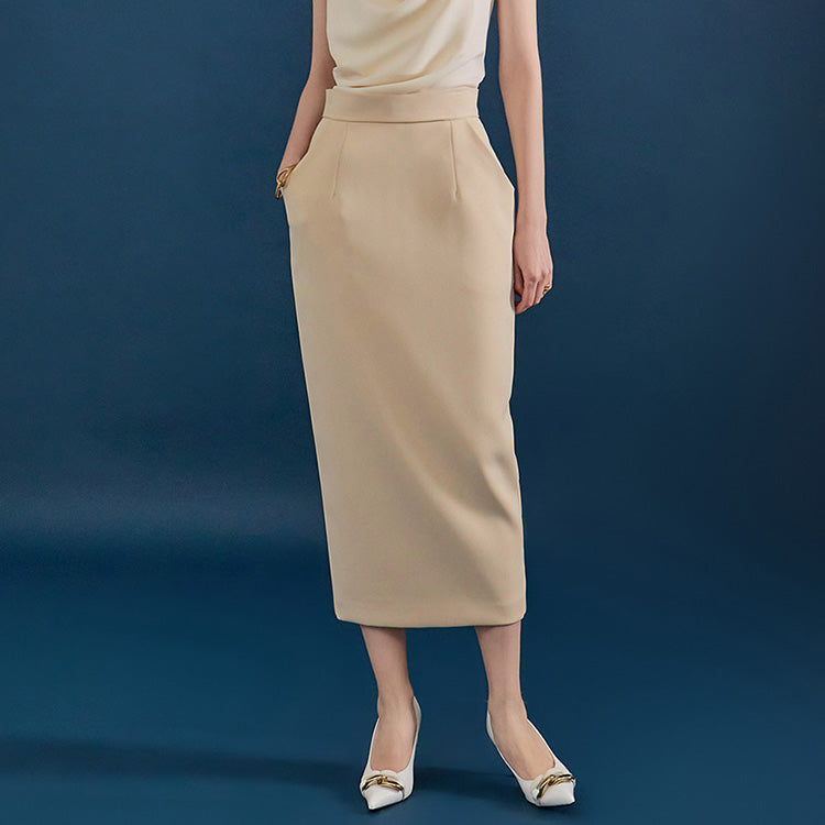 SK9169 高腰铅笔中裙