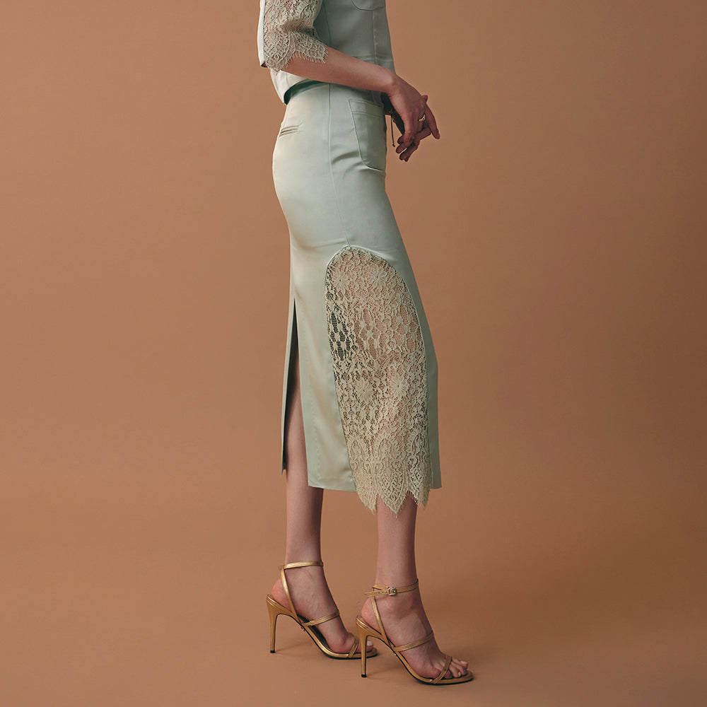 SK2481 レーススリムスカート