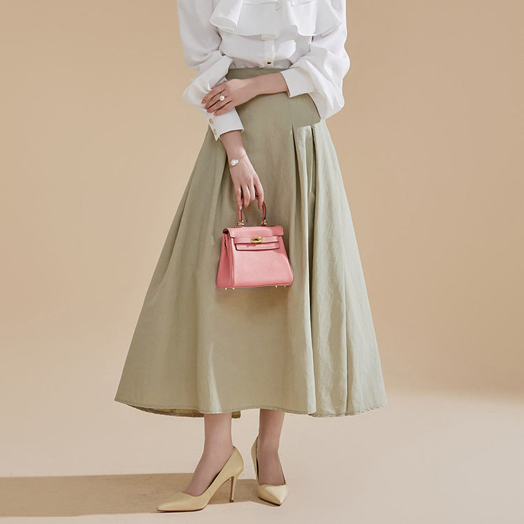 SK2673 ピンタックフレアスカート