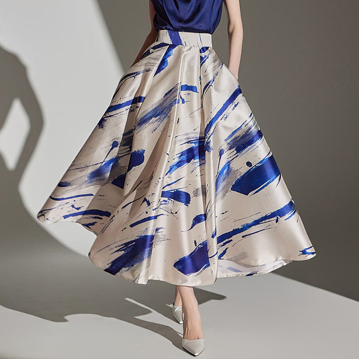 SK9231 シルキーフレアスカート