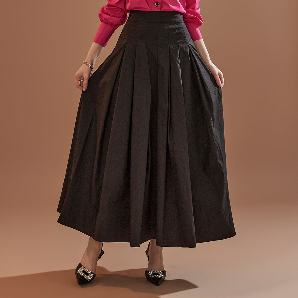 SK2708 ピンタックスカート