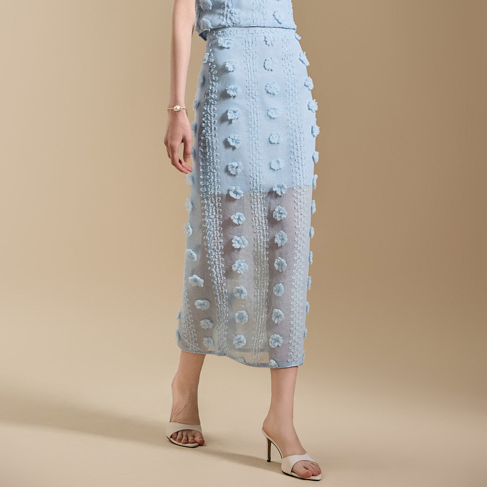 SK2757 フラワースカート