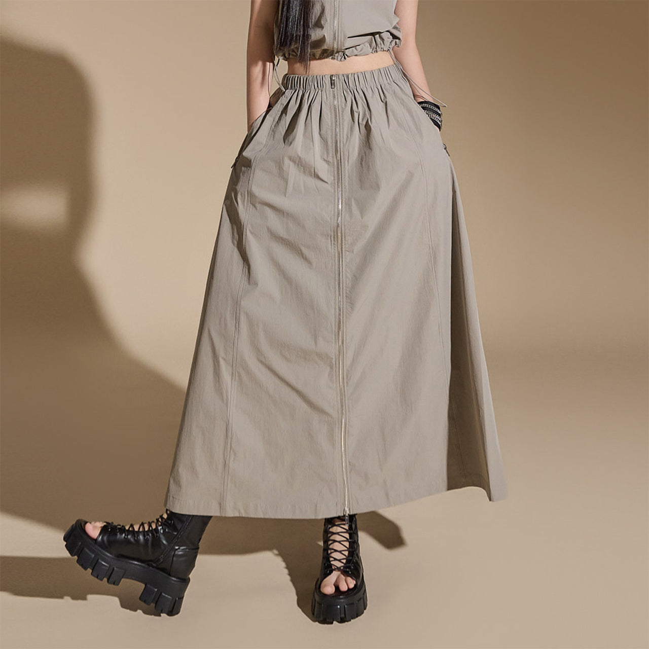 SK2763 ジップアップスカート