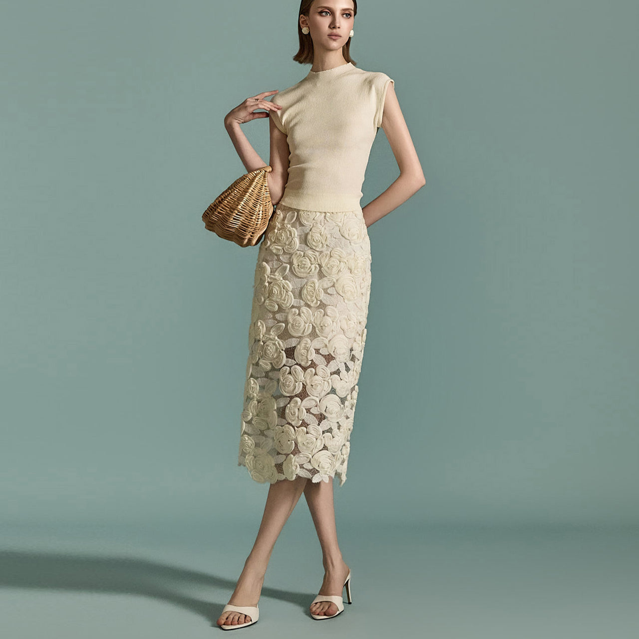 SK2783 ローズスカート