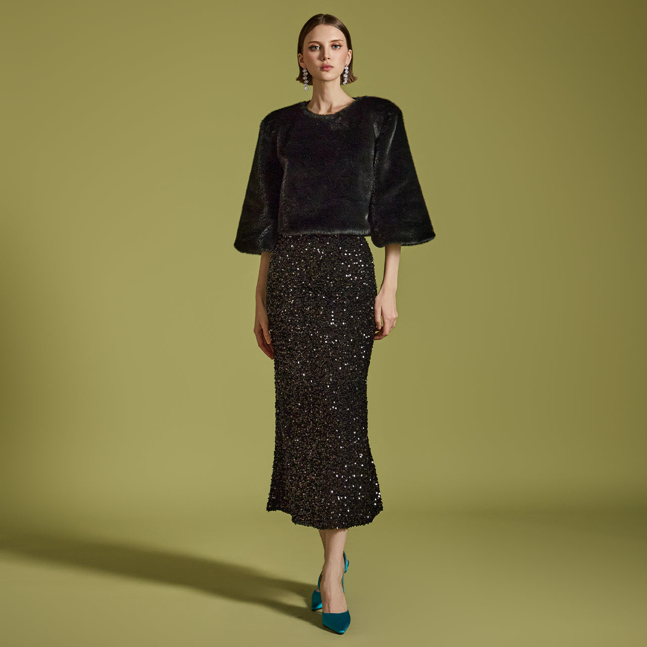 SK2864 亮片裙 *新增 L 码版本*