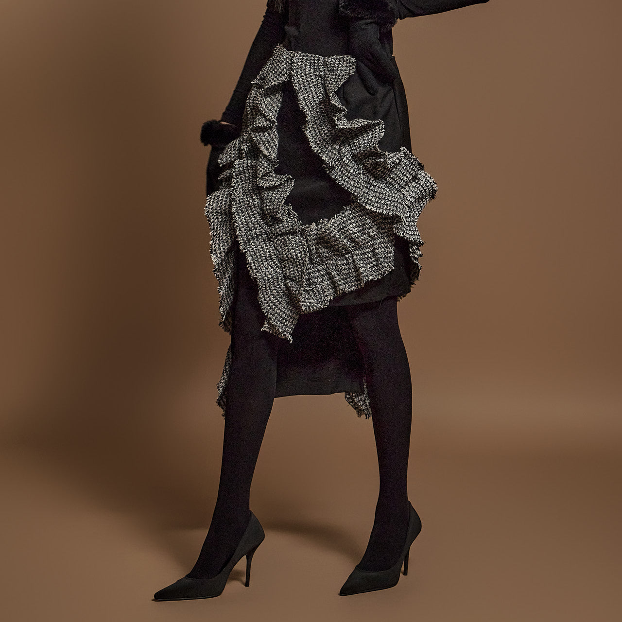 SK9259 Frill Asymmetrical Skirt