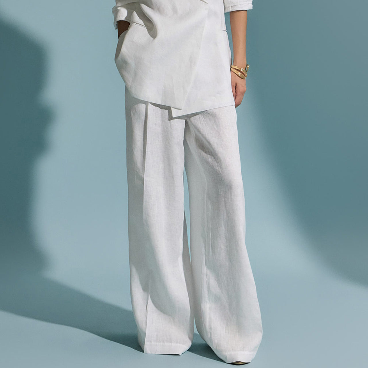 P3179 亚麻休闲裤