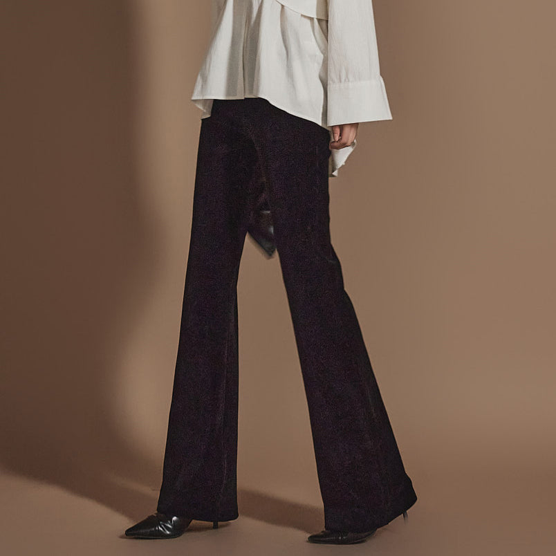 P3299 コーデュロイウエストバンドパンツ