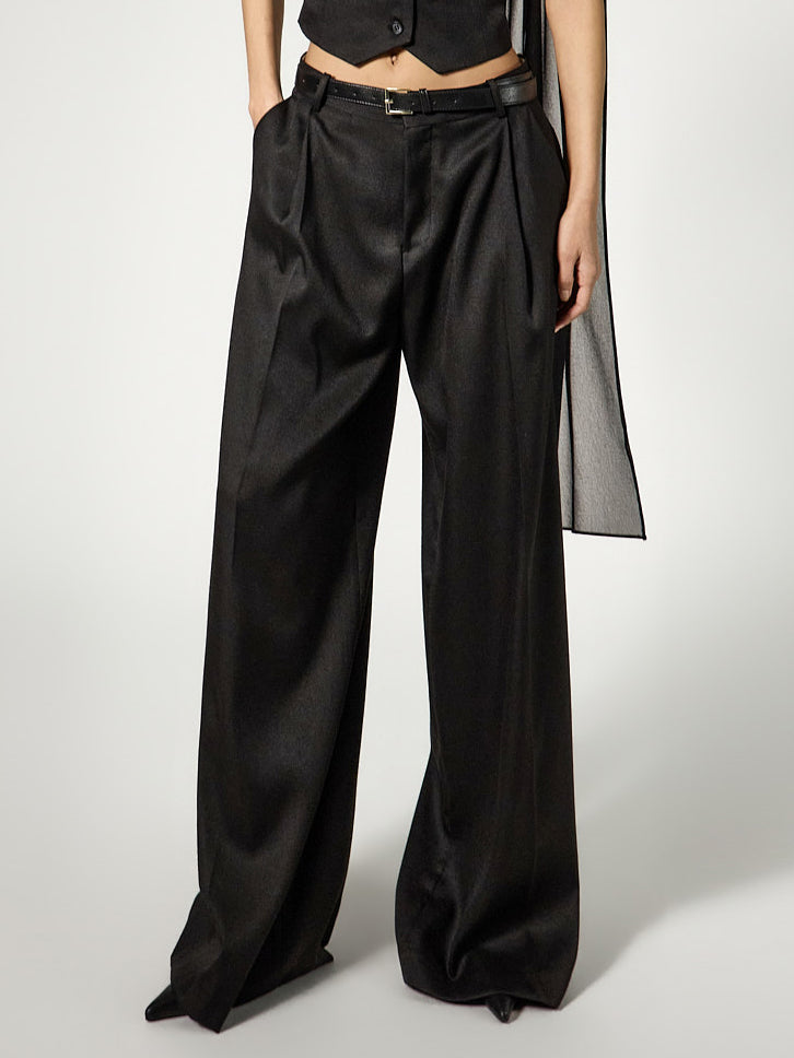 P9187 Pintuck Wide Slacks