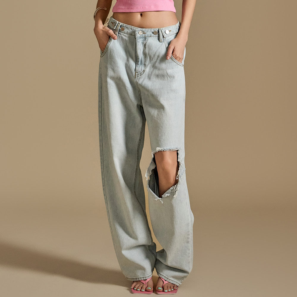 PJ529 ダメージジーンズ