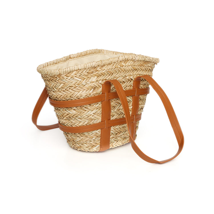 A-1493 拉菲草大号单肩包