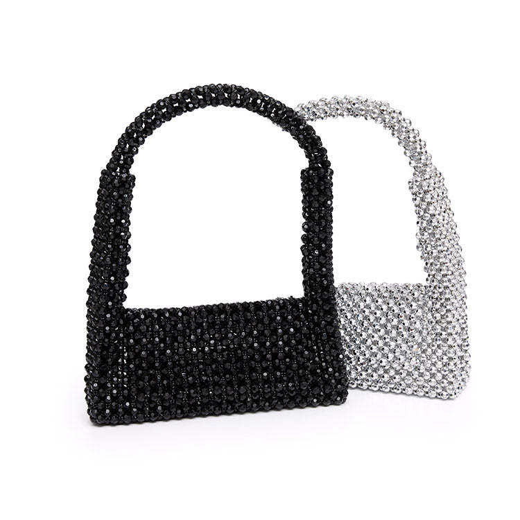 A-1511 ビーズミニスクエアショルダーバッグ