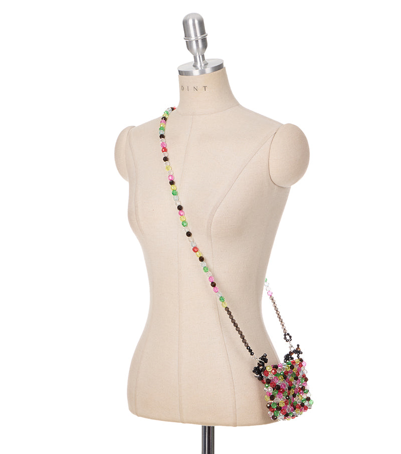 A-1598 串珠迷你斜挎包<br>*手工制作*