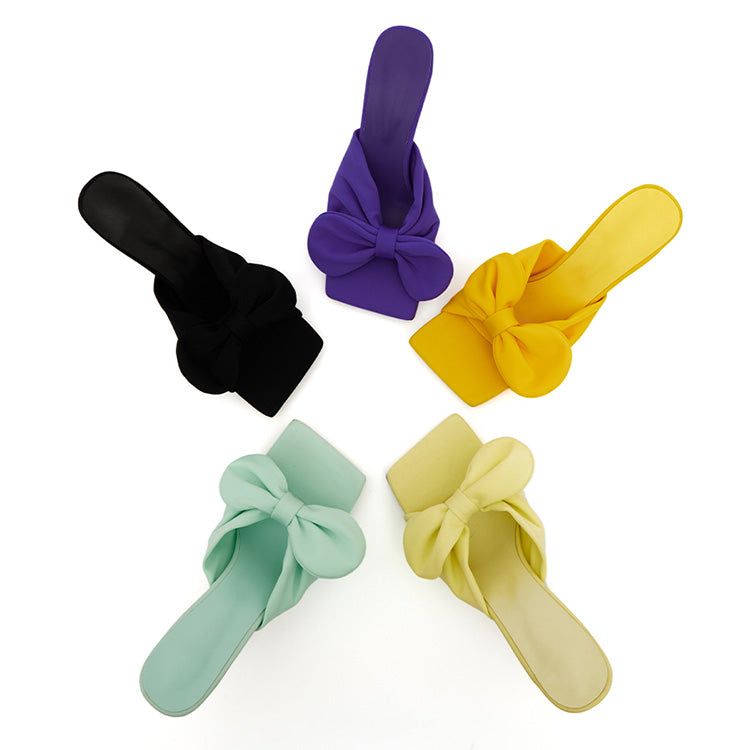 AR-3076 丝带高跟穆勒鞋