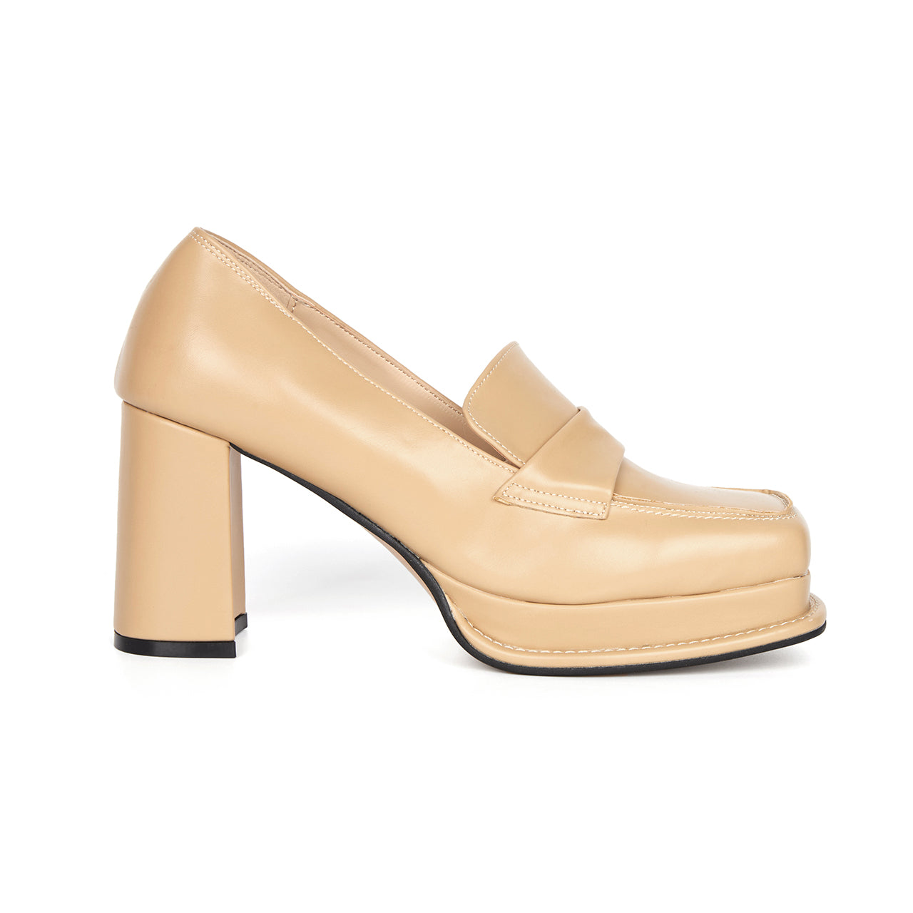 AR-3349 厚底乐福鞋高跟鞋