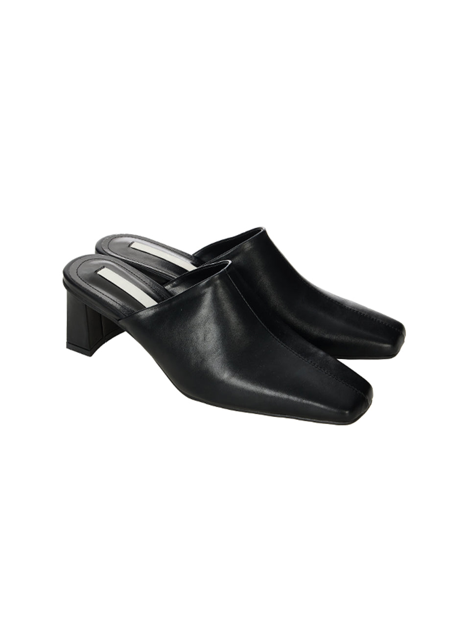 AR-3548 Square Toe Mid-Heel Mule