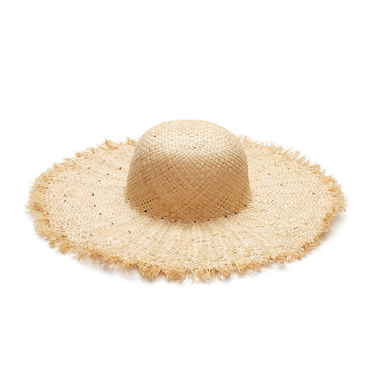 AC-749 Straw Fringe Fedora