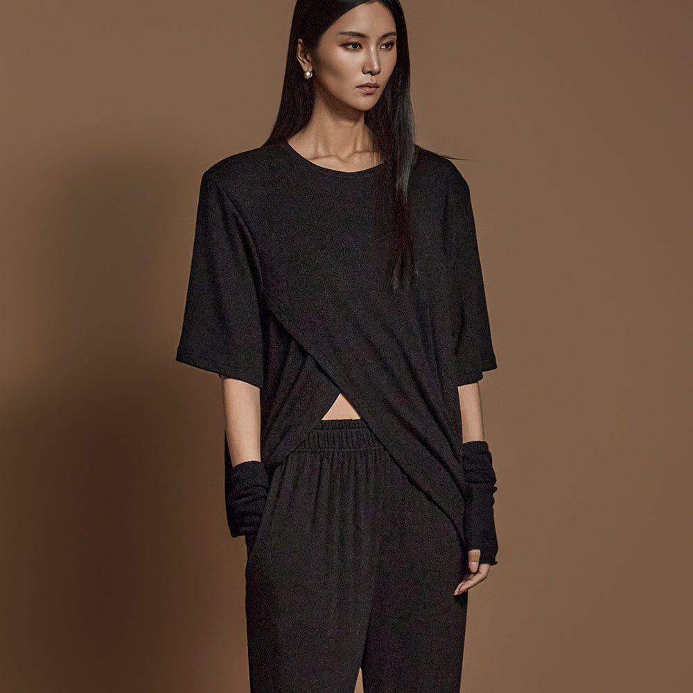 TR037 羊毛衬里运动套装