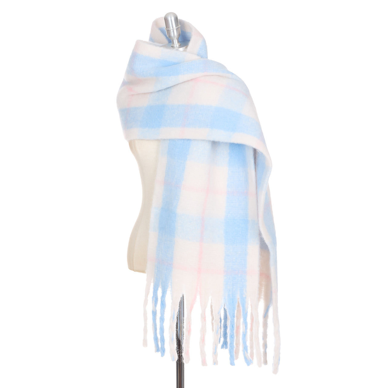 AS-1654 チェック柄マフラー