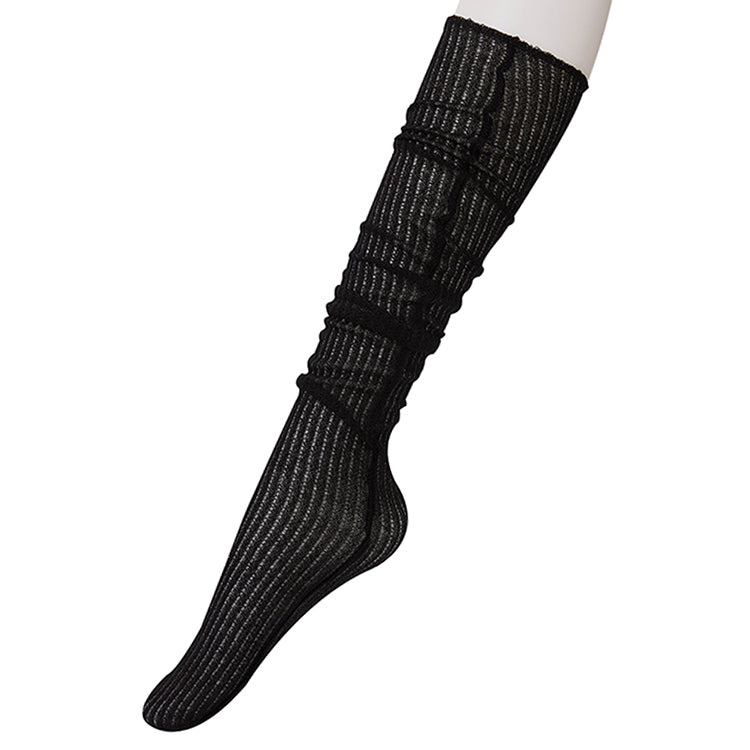 RE-310 罗纹夏季及膝袜