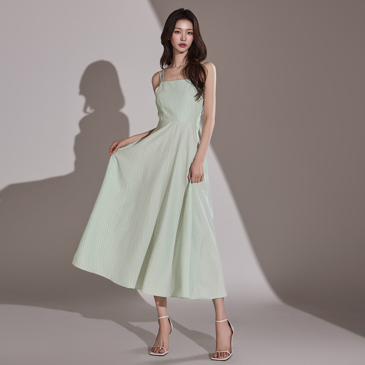 D4989 シャツドレス ツーピース