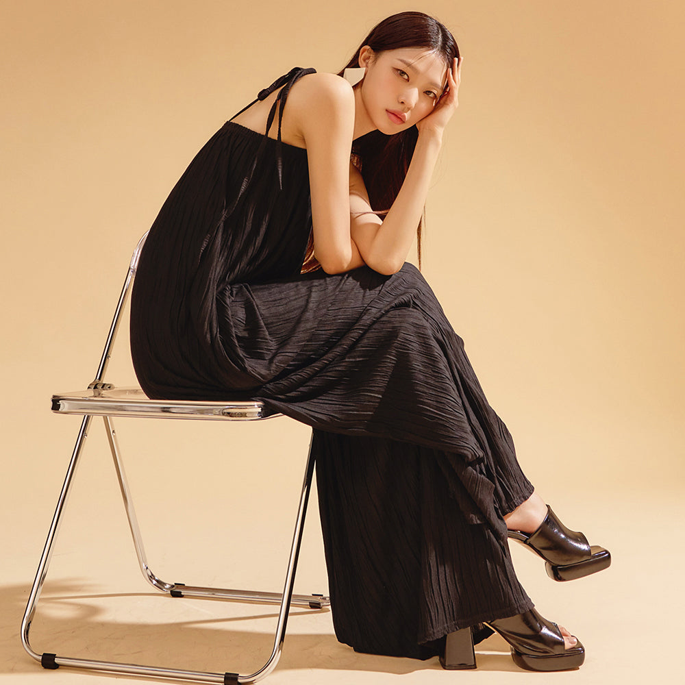 JS005 プリーツジャンプスーツ