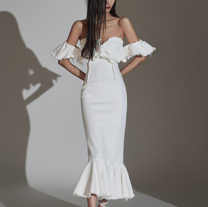 D9477 抹胸连衣裙