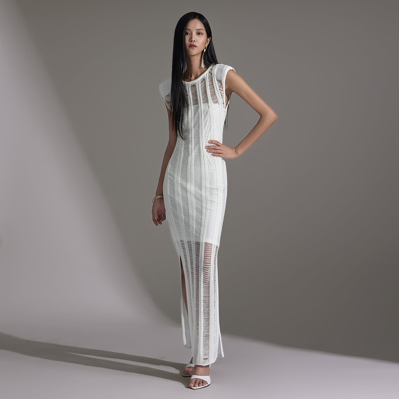 D9478 破洞连衣裙