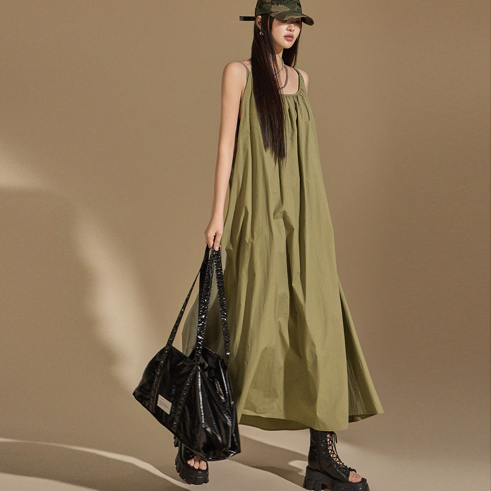 D5029 褶皱连衣裙