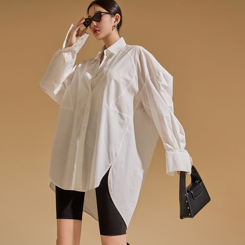 S561 插肩不对称衬衫