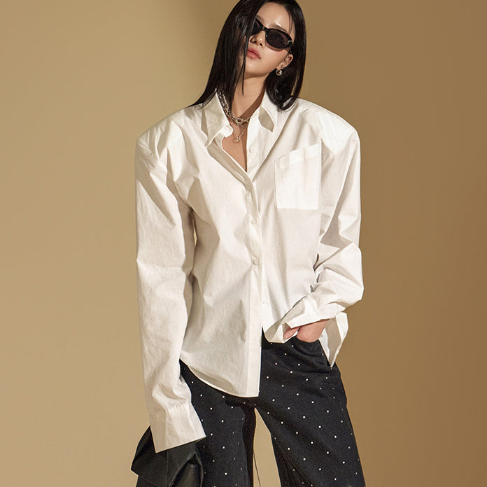 S661 ショルダーパッドシャツ